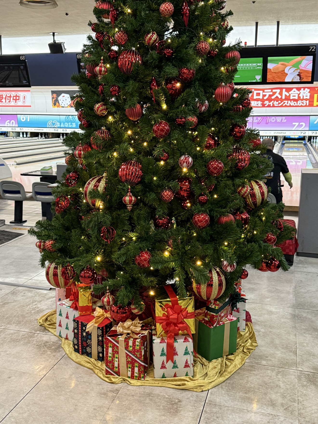 クリスマスツリー登場